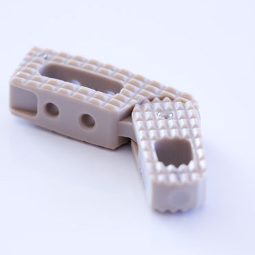Lumbar interbody fusion cage - SYNCHRO - ARCA-MEDICA - transforaminal / PEEK