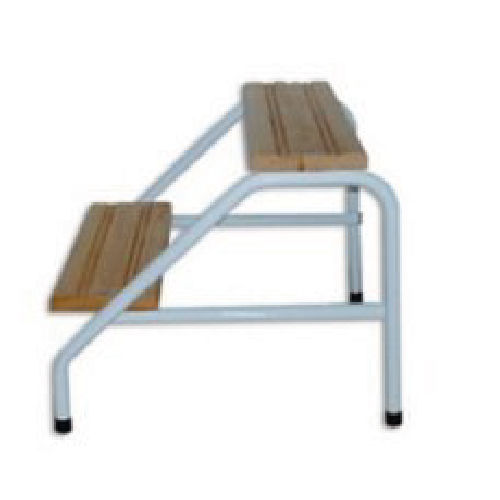 2-step step stool - Sté AMEL - wooden