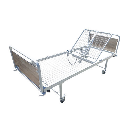 Hospital bed - Sté AMEL - electric / fixed-height / on casters