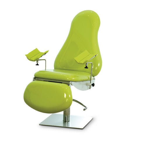 Hydraulic blood donor chair - Sté AMEL - 3-section / height-adjustable / with legrest