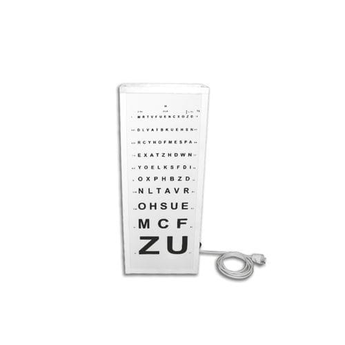 Illuminated vision chart - Sté AMEL