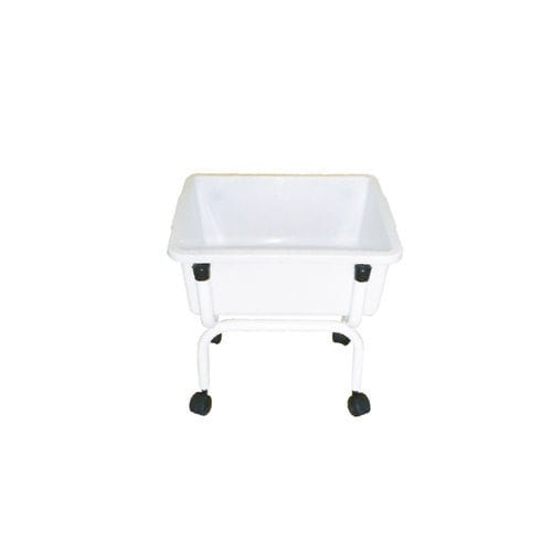 Medical trolley - Sté AMEL - cast / stainless steel / with bin
