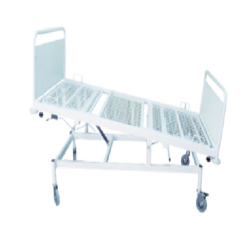 Hospital bed - Sté AMEL - manual / hydraulic / fixed-height