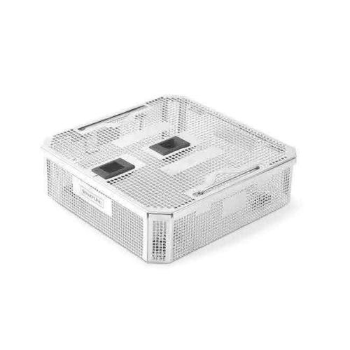 Instrument sterilization basket - 21.12 series - SHARPLINE Surgical Innovations And Technologies - stainless steel / perforated / wire
