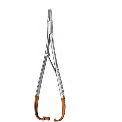 Surgical needle holder - SHARPLINE Surgical Innovations And Technologies - Mathieu / tungsten carbide