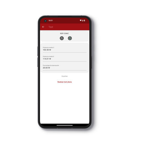 Training mobile application - RSP Inercial performance - recording / medical / Android