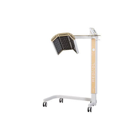 Dermatologic phototherapy lamp - MEDISOL® - Deleo - aesthetic / acne treatment / skin rejuvenation