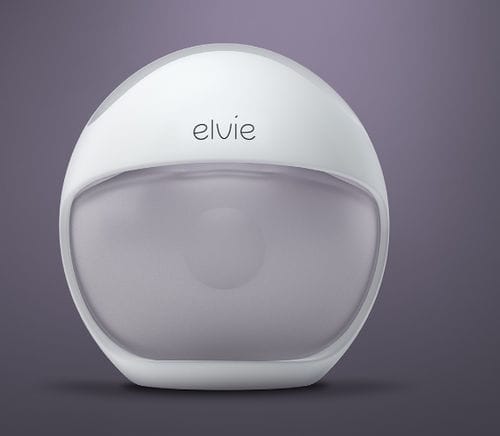 Manual breast pump - Curve - Elvie - with rechargeable battery / compact / wearable