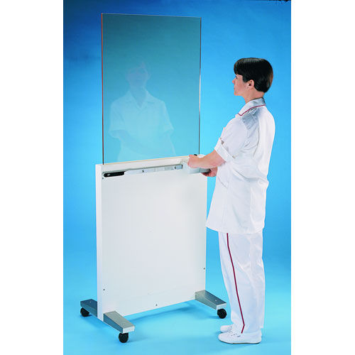 Xray radiation shielding screen MS1V Rothband mobile / with window / 0.50 mm
