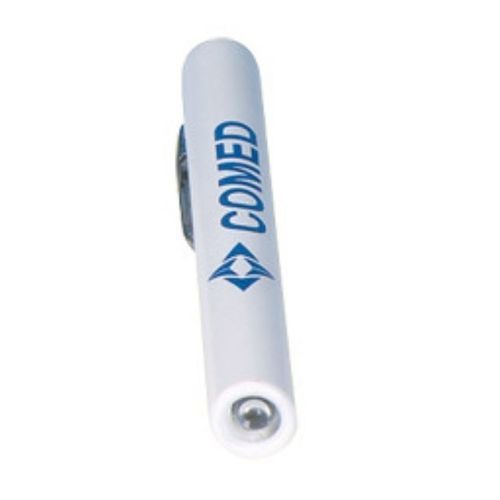 Disposable penlight - 24 671 20 - COMED - handheld / with tongue depressor holder