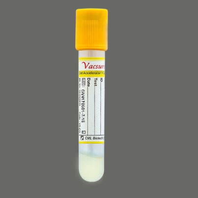 Cylindrical collection tube - VS-CG	 - CML Biotech - serum / PET / for sample recovery
