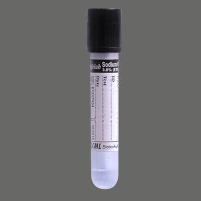 ESR collection tube - SLD-Nac	 - CML Biotech - cylindrical / blood / sodium citrate