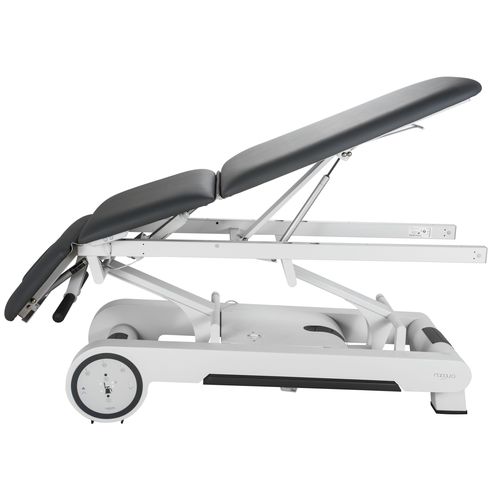 Physiotherapy treatment table - Naggura Nrun - Silverfox Corporation Limited - electric / height-adjustable / on casters