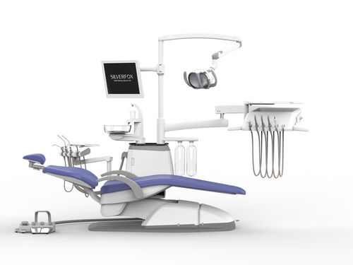 Dental unit with electric chair - 8000C-SRS0 - Silverfox Corporation Limited - with delivery system / with light