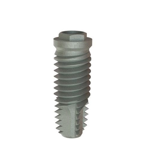 Cylindrical dental implant - 817001 - Systhex Implantes - titanium / external hexagon