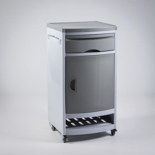 Bedside cabinet on casters - 1703 - Equa OÜ - with drawers