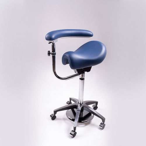 Healthcare facility stool - 1956 - Equa OÜ - height-adjustable / swivel / on casters