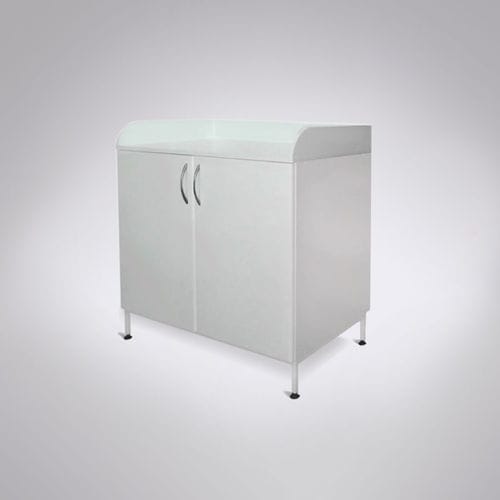 Pediatric examination table - 3201 - Equa OÜ - manual / fixed-height / with storage unit