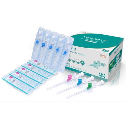 IV infusion needle catheter - VINACATH - USM Healthcare Medical Devices Factory - venous / human