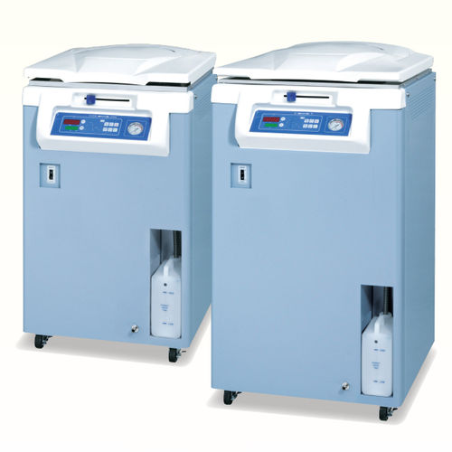 Medical autoclave - CLM series - ALP Co., Ltd. - vertical / electrically heated / programmable