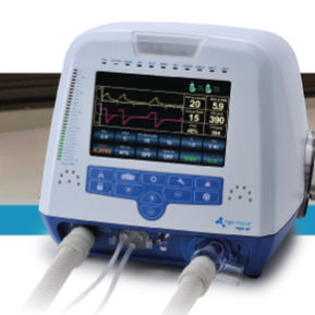Intensive care ventilator - Flight 60 Turbine - Flight Medical Innovations - clinical / electronic / bi-level positive-pressure