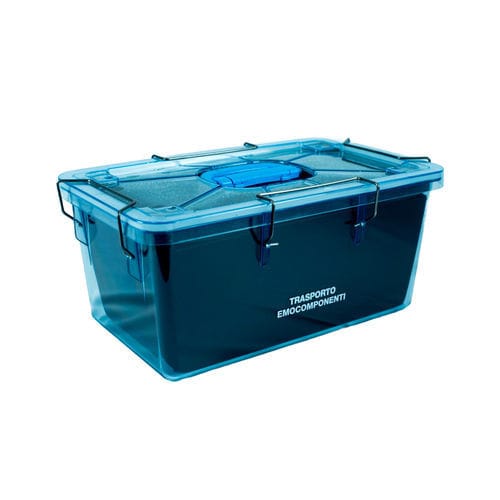 Transport container - EMO 03M - M.&G. INTL srl - for blood bags / polyethylene / stackable
