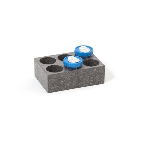 Test tube laboratory rack - PU 6 - M.&G. INTL srl - for blood tubes / polypropylene