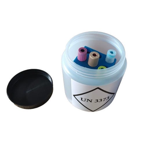 Test tube container - BIO BRT - M.&G. INTL srl - for biological samples / polypropylene