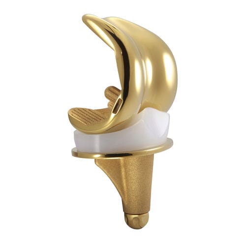 Total knee prosthesis - SCORE&reg; AS - Amplitude Surgical - mobile-bearing / cemented or non-cemented