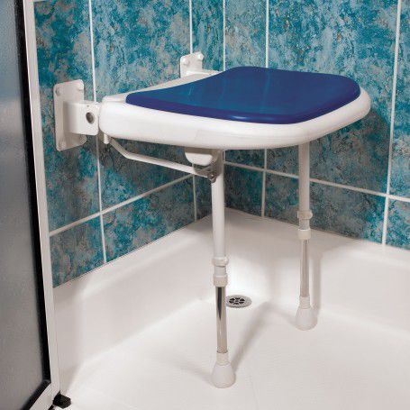 Shower seat - 04270P - AKW Medicare - without backrest / wall-mounted ...