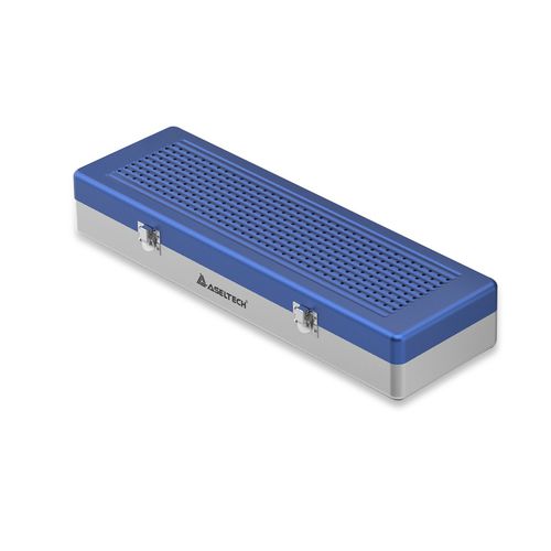 Instrument sterilization container - Implant Model - Asel Medikal - for orthopedic instruments / with filter / anodized aluminum