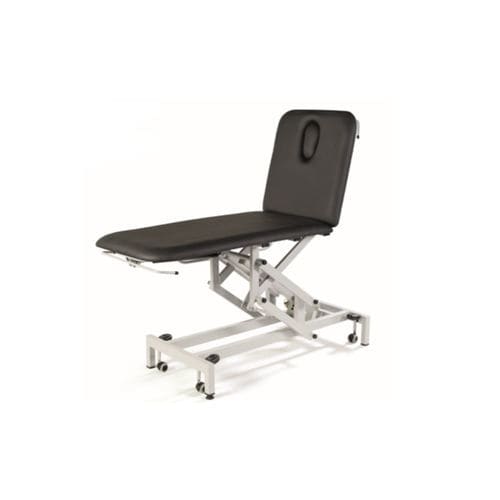 Electro-hydraulic examination table - TMU2H - Tali Medical - height-adjustable / with adjustable backrest / on casters