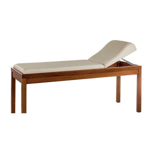 Manual examination table - EX 02W - Tali Medical - with adjustable backrest / fixed-height / 2 sections