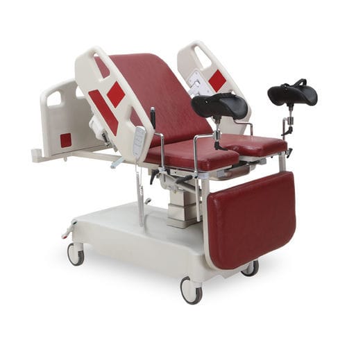 Electric delivery chair - TM 723 - Tali Medical - hydraulic / trolley-mounted