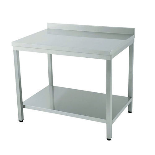 Work table - WT - Tali Medical - rectangular / mobile / stainless steel