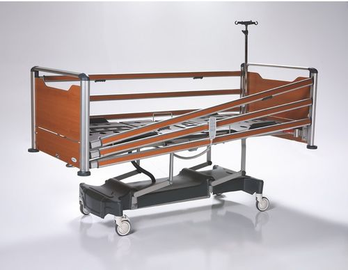 Hospital bed - HLB3230 - HNT Medical - electric / mechanical / height-adjustable