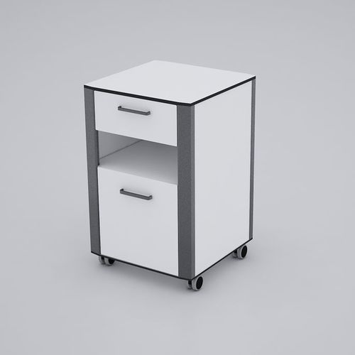 Bedside cabinet on casters - 6BST05 - HNT Medical - with drawers