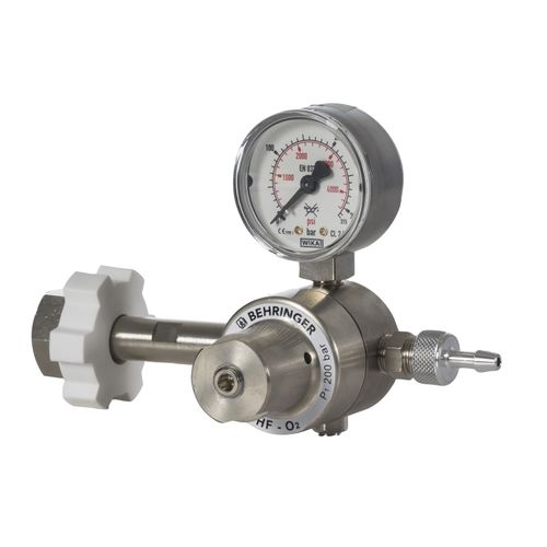 O2 pressure regulator - HF - BEHRINGER - air / CO2 / N2O