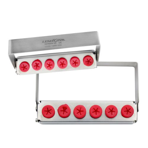 Dental bur rack - LD32-128 - Lenox Instrumentation - dental / storage / compact
