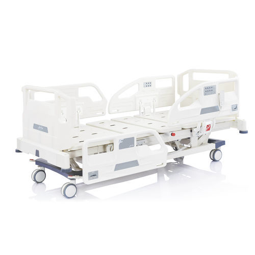Hospital bed - E4301 - Sichuan Yufeng Medical Equipment Co., Ltd. - electric / height-adjustable / on casters