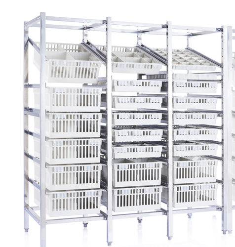 Modular shelving unit - P3904 - Sichuan Yufeng Medical Equipment Co., Ltd. - for pharmacies / sterilization / stainless steel