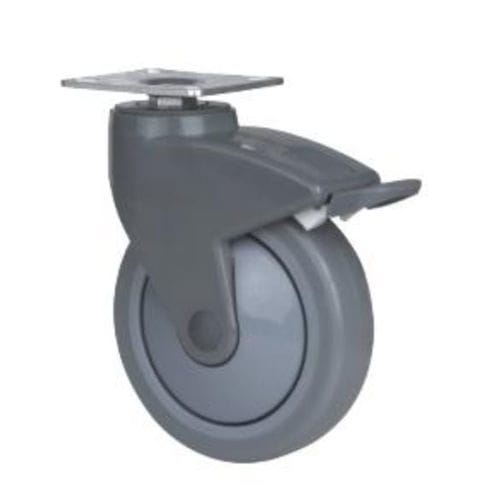 Hospital bed wheel - L51SPB-4 - Xinchen Caster Wheels - for medical trolleys / for stretcher / with brake