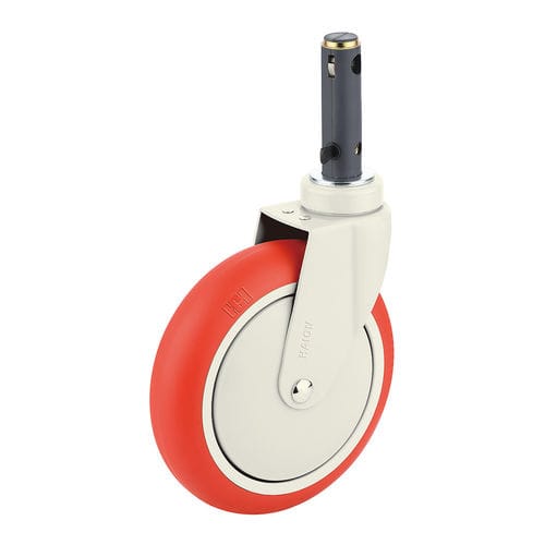 Stretcher wheel - H491-1A200UPB(2FT) - Haion Caster - swiveling / with brake