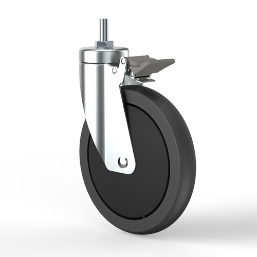 Stretcher wheel - 8ELPA7GA - TKS Casters - with brake / swiveling