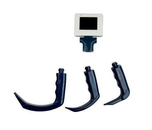 Pediatric video laryngoscope - Xohai Medica - single use / with blade / with integrated video monitor
