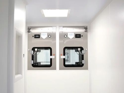 Cleanroom pass-through - Albian Group - wall-mounted / with HEPA filter
