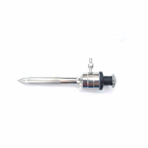 Laparoscopic trocar - 801.008. series - Zhejiang Geyi Medical Instrument - with insufflation tap / with sleeve
