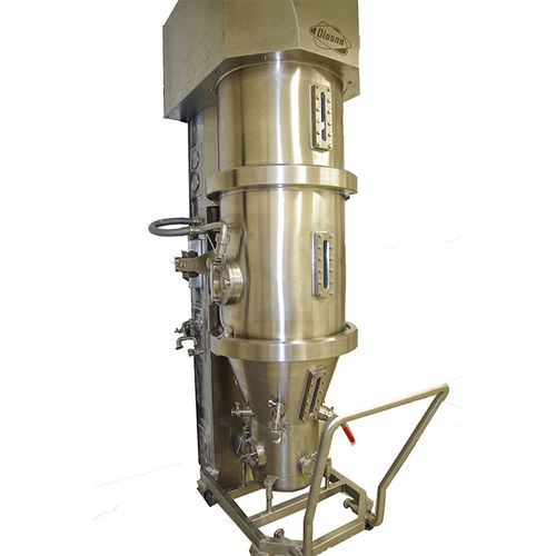 Granulator for the pharmaceutical industry - CAP 10-80 RC - Diosna Dierks und Söhne - laboratory / pilot / fluidized bed