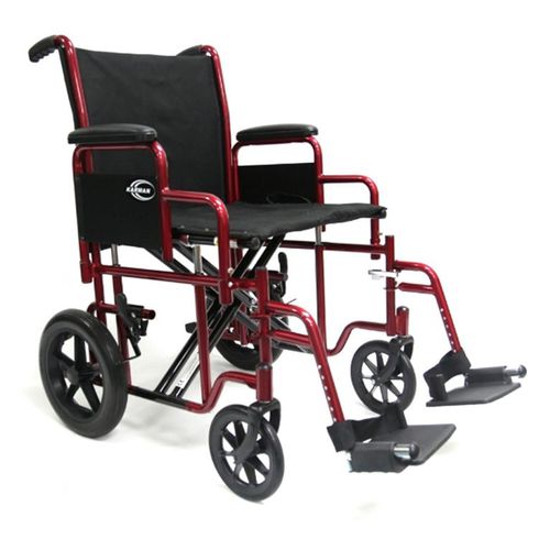 Passive wheelchair - T-920 - Karman Healthcare - outdoor / with legrest / steel frame