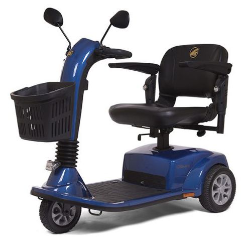 Electric mobility scooter - GC340 - Golden Technologies - bariatric / 3-wheel / with basket